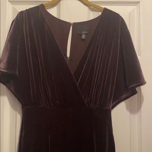 Anthropology Greylin Velvet Romper